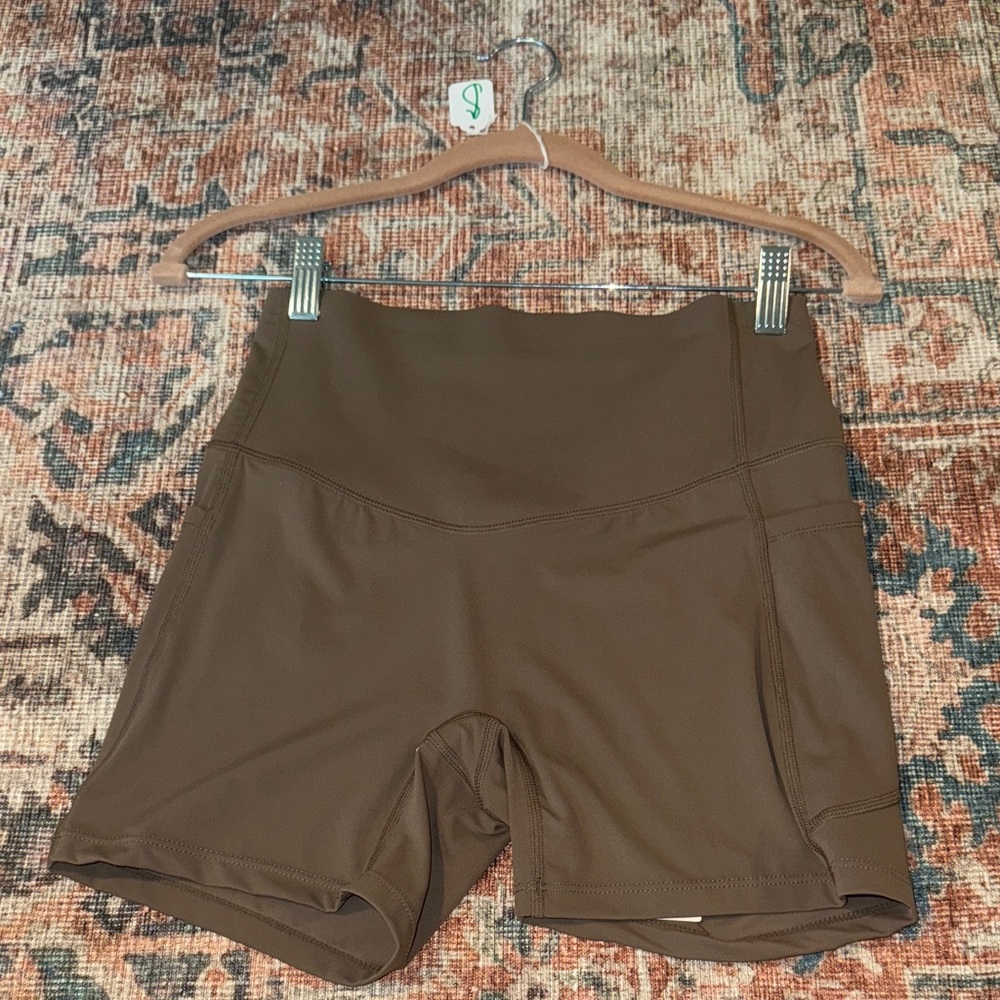 HALARA Brown Bike Shorts for Women